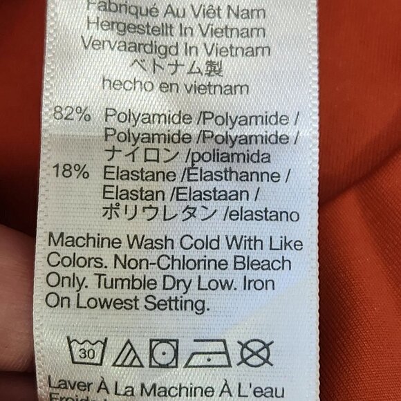 Madewell MWL Form High Rise 25" Leggings NWOT Size XS Rusty Torch Athletic Yoga - Picture 8 of 10